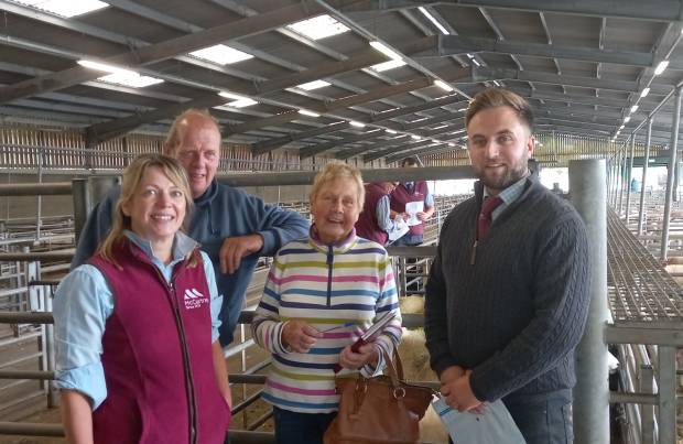 The Team for the Early sale, Jenny Layton-Mills( McCartneys), Carl Evans & Jane Smith (NSA and James Amphlett (McCartneys)