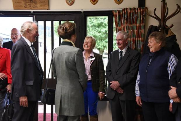 With HRH The Princess Royal
